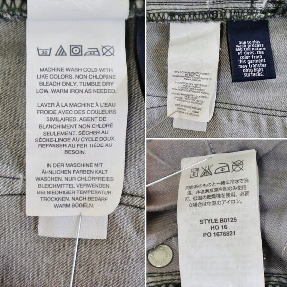 J Crew Size 27 Toothpick Skinny Jeans Stretch Denim B0125 Light Gray - Picture 9 of 10
